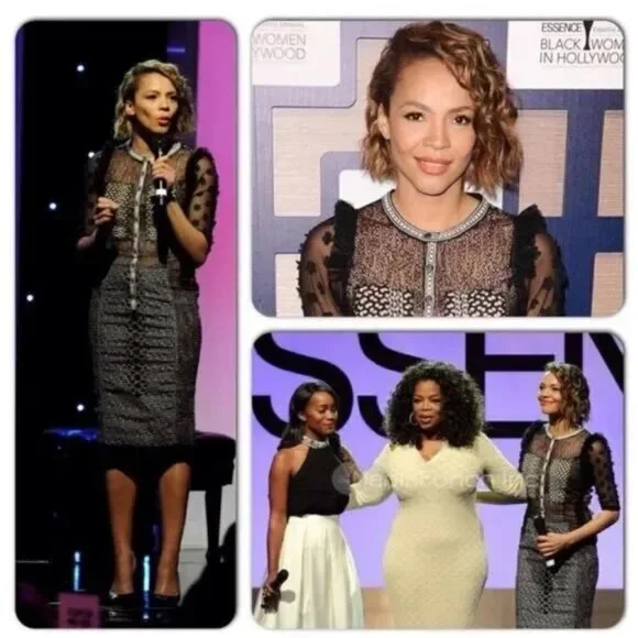 Beguile Byron Lars Anthropologie Allusion Sheath Midi Dress Size 4 - Picture 5 of 9